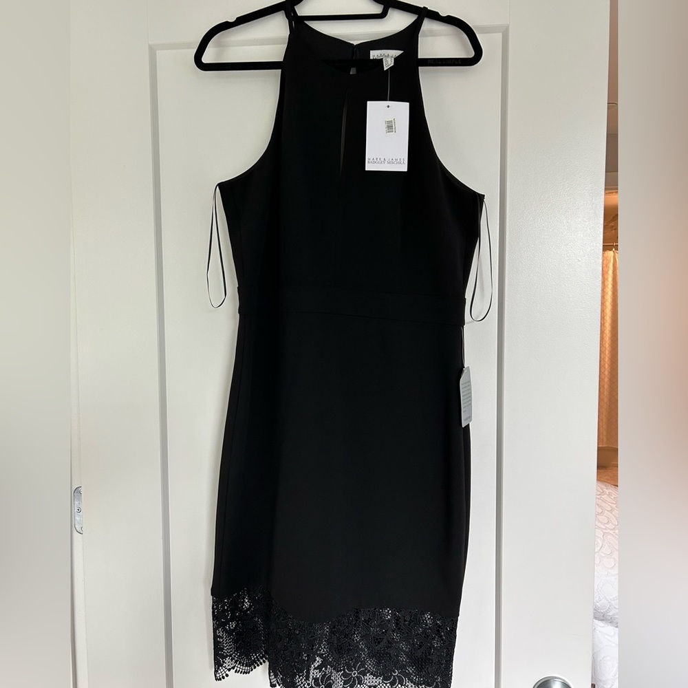 NEW WITH TAGS - Black cocktail dress - badgley mischka